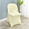 Cream Wedding Folding Chair Cover