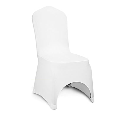 White Lycra Wedding Chair Cover