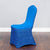 Blue Sequins Wedding Chair Cover