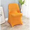 Folding Chair Cover for Wedding Light Orange