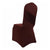 Dark BROWN WEDDING Chair Cover