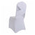 Luxury Gray Silver Wedding Chair Cover