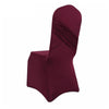 Burgundy Red Luxury Wedding Chair Cover