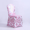 Pink Prestigia Wedding Chair Cover