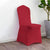 Burgundy Red Wedding Chair Cover