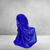 Royal Blue Satin Wedding Chair Cover