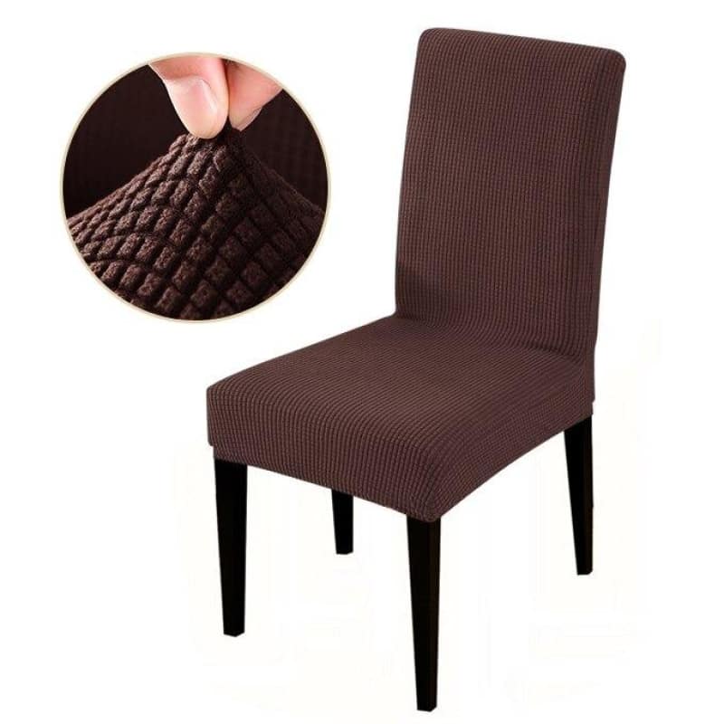 Milk Chocolate Brown Chair Cover