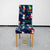 Blue Merry Christmas Chair Cover