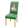 Green Merry Christmas Chair Cover