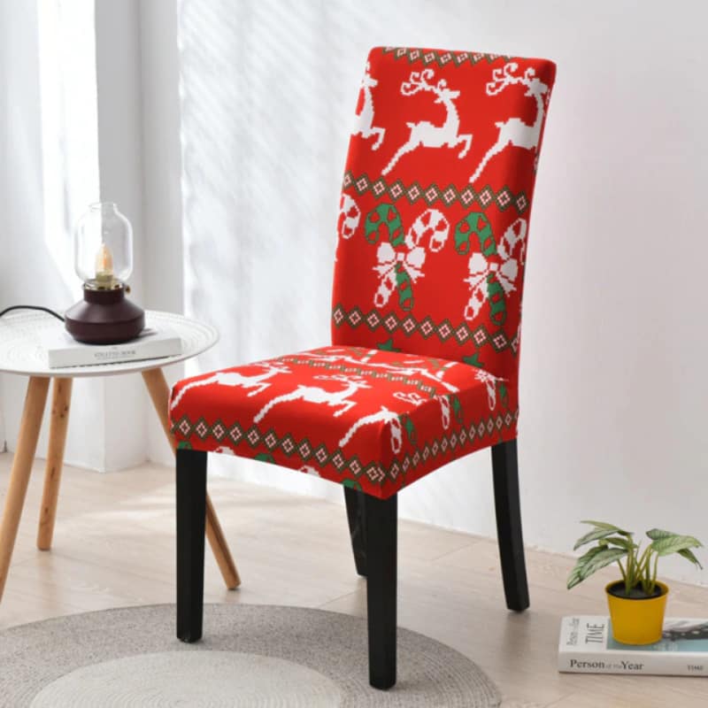 Christmas Deer Chair Cover