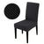 Black Gray Chair Cover