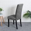 Lys Velvet Chair Cover Charcoal gray