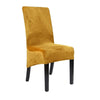 Sahara Yellow Velvet Large Chair Cover