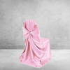 Light Pink Satin Wedding Chair Cover