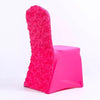 Fuchsia Flower Wedding Chair Cover