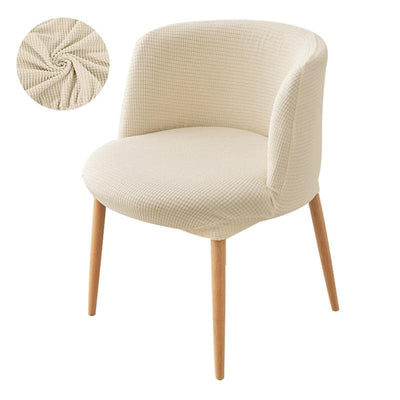 Cream Scandinavian Chair Cover