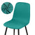 PEACOCK Blue-Green Scandinavian Chair Cover