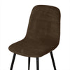 ARABICA Brown VELVET Scandinavian Chair Cover