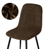 ARABICA Brown VELVET Scandinavian Chair Cover