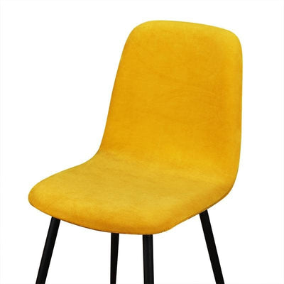 SUNFLOWER Yellow VELVET Scandinavian Chair Cover