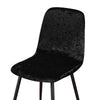 BLACK COFFEE VELVET Scandinavian Chair Cover