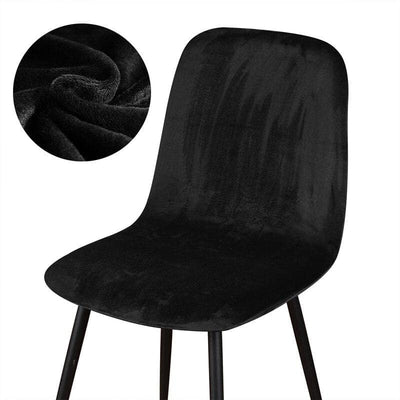 BLACK VELVET Scandinavian Chair Cover