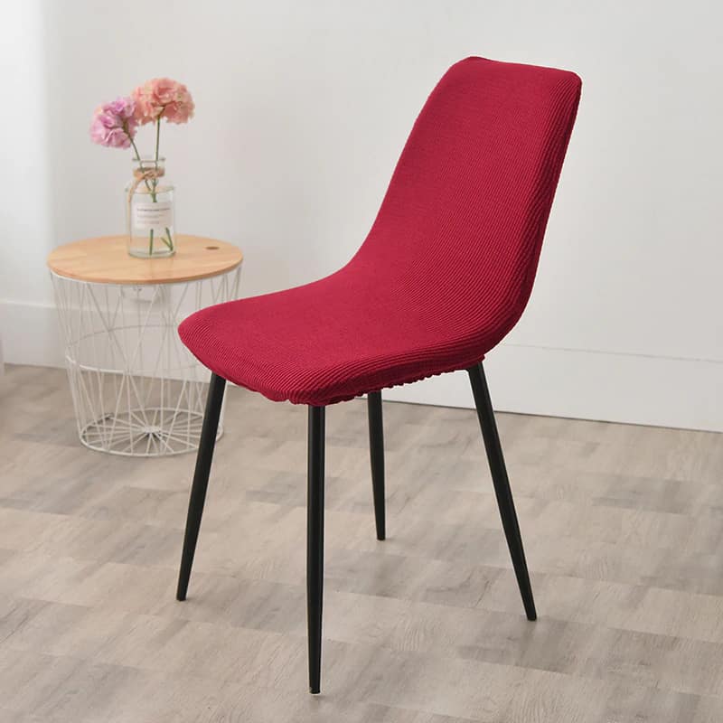 Red Scandinavian Chair Cover