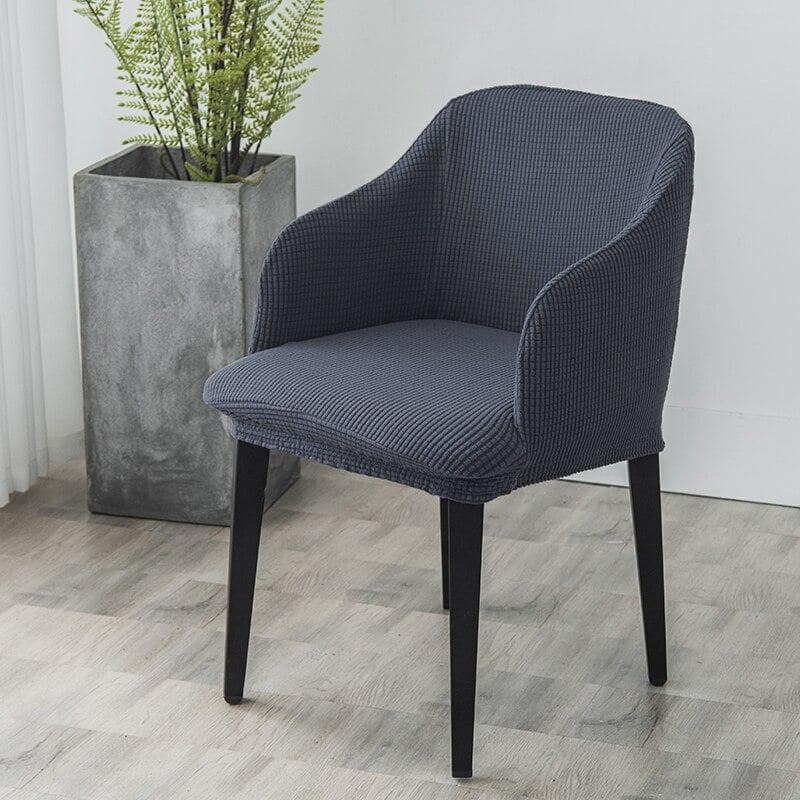 Dark Gray Scandinavian Chair Cover