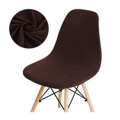 Dark Brown Scandinavian Chair Cover