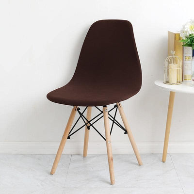 Dark Brown Scandinavian Chair Cover