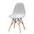 Silver Velvet Scandinavian Chair Cover