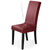 Sauvignon Red Faux Leather Chair Cover