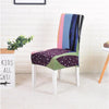 Multicolored Purple Chair Cover