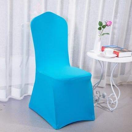 Turquoise Blue Wedding Chair Cover