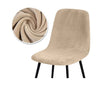 Camel Velvet Chair Cover