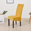 Mustard Yellow Velvet Large Chair Cover