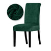 Green Velvet Chair Cover