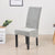 Metal Gray Velvet Large Chair Cover