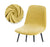 Yellow Velvet Chair Cover