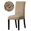 Sahara Brown Velvet Chair Cover