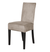 Taupe Velvet Chair Cover