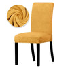 Yellow Sunflower Velvet Chair Cover