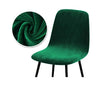 Green Velvet Chair Cover