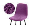 Purple Velvet Chair Cover