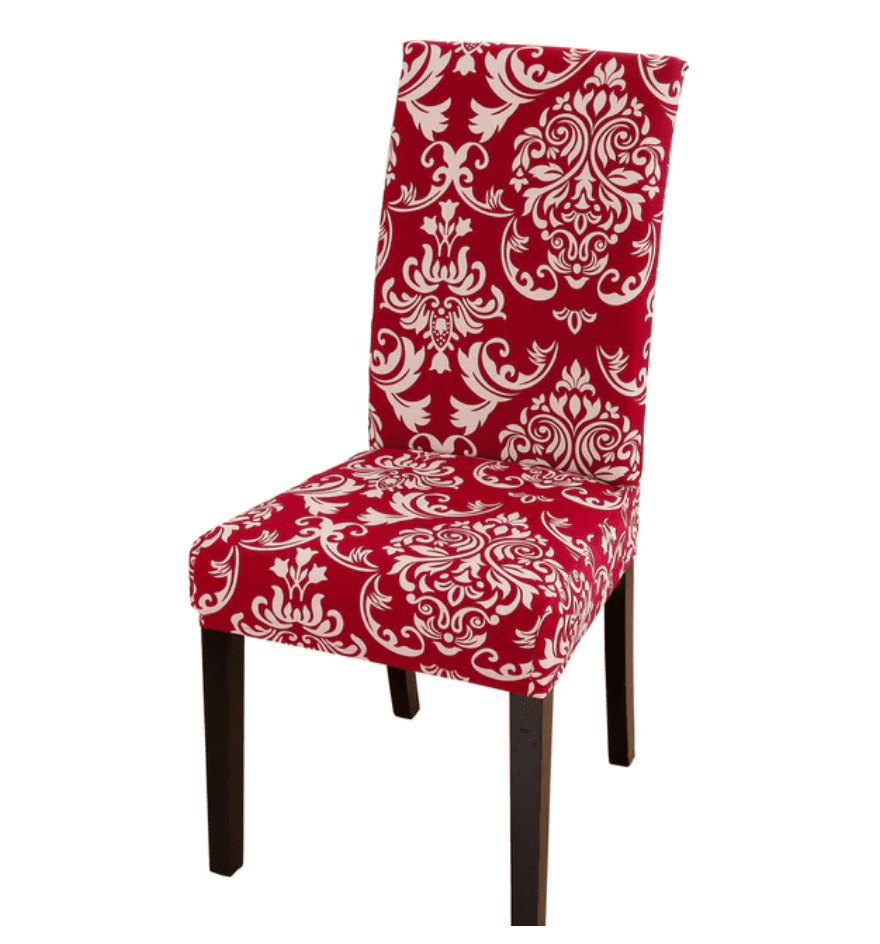 Vintage Red Chair Cover