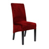 Blood Red Velvet Large Chair Cover