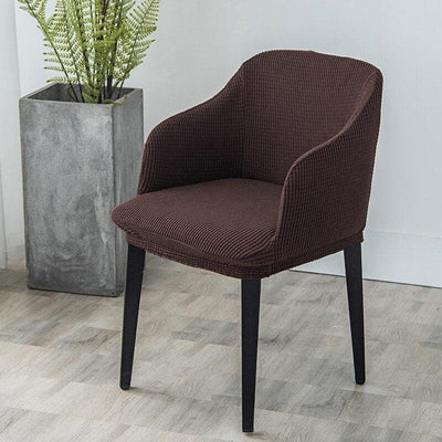 Dark Brown Scandinavian Chair Cover