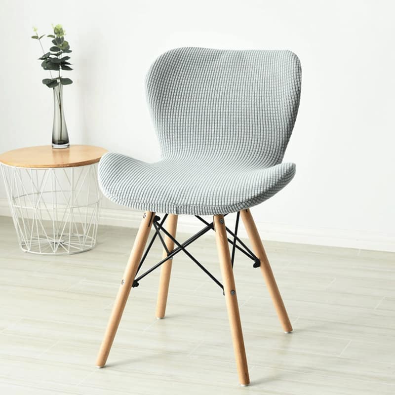 Scandinavian Chair Cover LIGHT GRAY STEEL