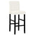 Plain White Bar Stool Cover