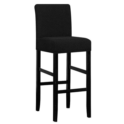 Dark Black Bar Stool Cover